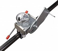 Каретка ручных механических направляющих шин для кольцерезов Diamaster 2400 мм Каретка ручных механических направляющих шин для кольцерезов Diamaster 2400 мм